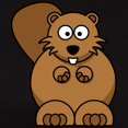 thumbnail image 3 of CafePress - Beaver Women's Dark T Shirt - Women's Traditional Fit Dark T-Shirt, 3 of 4