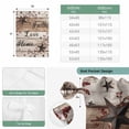 thumbnail image 6 of Rustic Star Brown Tie Up Curtains for Windows, Adjustable Balloon Window Shades, Vintage Plants Berry Wooden Grain Kitchen Window Treatments Farmhouse Short Curtains with Rod Pocket 42"x45", 6 of 8