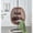 Brown, variant on SUDICA Outdoor Egg Swing Chair with Stand, Black Rattan Wicker Hanging Chair with Cushion for Patio, Balcony, Garden