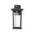 thumbnail image 2 of Bethel International Outdoor Wall Sconce Black Metal & Glass, 2 of 2