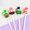 Multicolor, variant on Halloween Straw Toppers Pumpkin Bat Design Party Drink Accessories for Celebrations