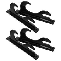 Hemoton 2 Pairs Medieval Sword Wall Mount Sword Display Stand Acrylic Two-Layer Sword Holder Sword Organizer Knife Stand For Home Display