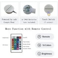 thumbnail image 3 of Mario Bros LED Anime Lamp 3D Illusion Beside Night Light 16 Color RGB Remote Desk Decor, 3 of 8