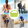 thumbnail image 4 of Unique Bargains 1 Pc Solid Color Running Waist Pack for Hiking Gym Grass Green Nylon, 4 of 4
