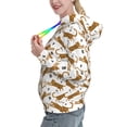 thumbnail image 2 of Haiem Leopard Print for Women's Fashion Hoodies & Sweatshirts with Kangaroo Pocket,Hooded Sweatshirt with Eye-catching Drawstrings-Large, 2 of 7