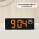 thumbnail image 4 of Reloj despertador digital LED simple con pantalla digital grande, moderno, con múltiples funciones, para escritorio, mesita de noche, estudio, cocina. Reloj despertador digital., 4 of 7