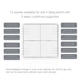 thumbnail image 4 of RSH-Zigbee-SC04 Zigbee Scene Switch Remote Control 2.4Ghz Smart Home Switch with 12 Scenes 4 Gang, 4 of 8