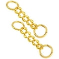 thumbnail image 3 of 2pcs Purse Strap Extender Chain Shoulder Bag Extender Chain Purse Metal Chain Extender, 3 of 8