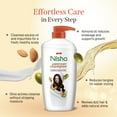 thumbnail image 4 of Nisha 21.98 fl oz - Almond & Olive Actives, Daily Smooth Soft Silky Hair, Volumizing Shampoo for Man and women, All types of hair, 4 of 9