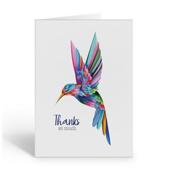 Stonehouse Collection | Artistic Hummingbird Note Cards | Colorful Wildlife Gree