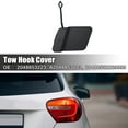 thumbnail image 2 of Rear Bumper Tow Hook Cover Car Towing Hook Eye Hole Cover Fit for Mercedes Benz X204 GLK350 Matte Black, 2 of 6