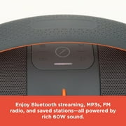RadioShack 50W Gray and Orange Wireless Speaker
