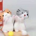 thumbnail image 5 of Lindo soporte para teléfono inteligente con forma de gato, seguro, de PVC, versátil, para escritorio, con dibujos de gato, para teléfonos móviles., 5 of 5