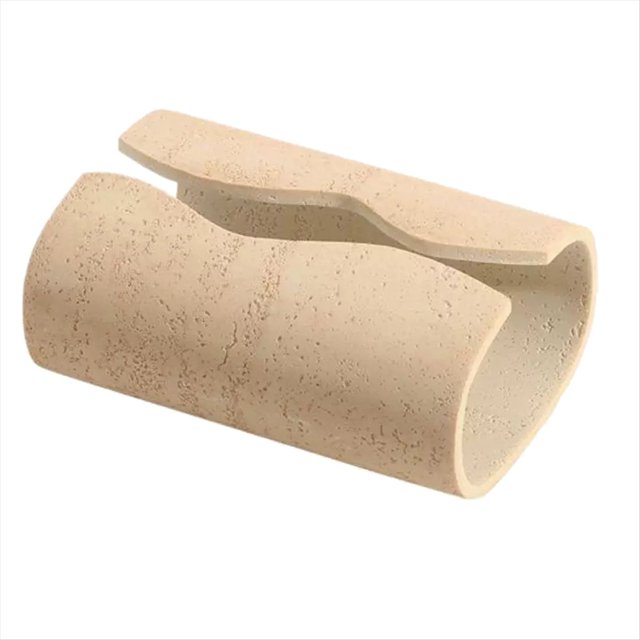 Caja de Pañuelos de Piedra Estilo Cueva Vintage, de Resina, para Mesa de Centro, Organizador de Servilletas para Dormitorio y Sala de Estar.