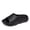 1-black, variant on Men's Fashion Thick Sole Cloud Slides Non-Slip Pillow Sandals for Shower Casual Wear
