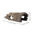 thumbnail image 2 of AURARMLET De Artificial Marrón Oscuro Para Acuario Resistente Y, 2 of 8