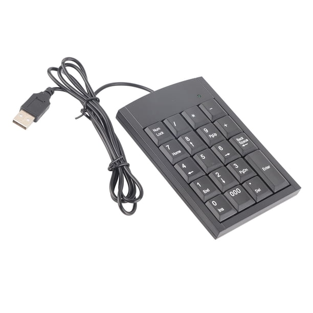Teclados Numéricos USB, Teclado Numérico Teclado Numérico Mini Teclado Numérico USB Portátil Teclado Numérico Mini Teclado USB para Computadora Portátil