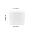 thumbnail image 3 of Vacemry Reusable Silicone Food Storage Bags, Stand-Up Food Bags with Measurement Mark, Microwave Freezer Safe Bags, Leakproof Kitchen Storage for Lunch Snacks Meal Prep, Freezer Fridge Pantry, 3 of 6