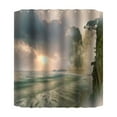 thumbnail image 2 of Shower Curtain,Shower Curtain 70x70 Inch With 12 Plastic Hooks Waterproof Shower Curtain Bathroom Heavy Side Shower Curtain Machine Washable Quick Dry, 2 of 8