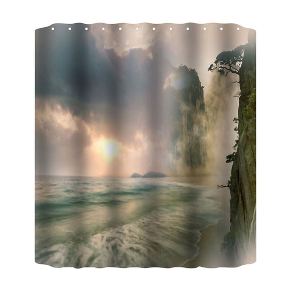 71x71IN Shower Curtain Hooks Curtain Bathroom Shower Curtain Boho Shower Curtain Woven Fabric Shower Curtain Bathroom Curtains Bathtub Home Decor Durable Waterproof PEVA for Bathroom Decor Bathtub