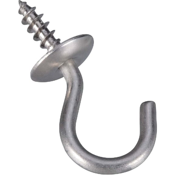 Stanley Hardware 348-433 Cup Hook, Stainless Steel, 3/4"
