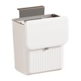 thumbnail image 1 of Cubo de basura para colgar en la cocina, soporte para contenedor de basura con organizadores de tapa, bote de basura multifunción para clasificación d Blanco 9L perfecl Cubo de basura de cocina, 1 of 8