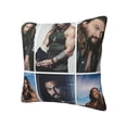 thumbnail image 2 of Jason Momoa Throw Pillow Case Pillowcase Shell for Couch Sofa Home Decoration 26"x26", 2 of 9