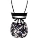 thumbnail image 2 of Conjunto de bikini de talle alto para mujer, traje de baño de dos piezas con realce, talla L, color negro Gardenia Jormftte WMPH-647-39, 2 of 7