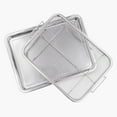 thumbnail image 5 of LQQBOX Air Fryer Basket for Oven, 19.09'' x 12.8'' Extra Large Air Fryer Basket and Pan, Stainless Steel Oven Air Fryer Basket and Tray, 5 of 7