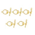 thumbnail image 1 of GOOHOCHY 5 sets OT Toggle Sets Sets Rose Toggle T-Bar Clasps para collar Joyería, 1 of 8