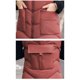 thumbnail image 2 of Gibobby Chaleco de invierno, Chalecos casuales para mujer, chaleco largo y suave de longitud media, chaquetas de algodón de invierno, ligeras(Naranja,G), 2 of 5