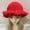 Red, variant on Hauaitttt New Fashionable Autumn and Winter Handmade Crocheted Solid Color Women's Outdoor Fisherman Hat Ruffled Windproof Carnival Hat Womens Hat with Ponytail Hole Craft International Hat Womens