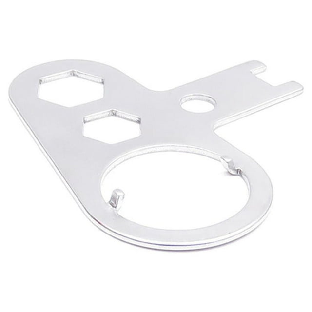 Mosiee Outil de Retrait de Valve en Acier Inoxydable Réservoir de Plongée sous-Marine Gonfleur en Forme de K Installation Équipement de Réparation 65*53Mm