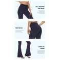 thumbnail image 3 of Palazzo Flare Legging for Women - High Waisted Wide Leg Yoga Pants, Soft Lounge Pants for Summer Vacation, 3 of 6