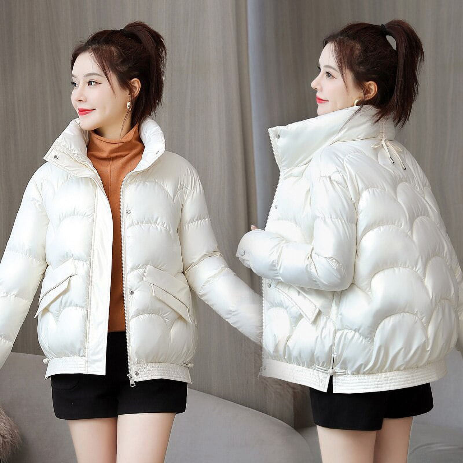 Letter Jacket Women Fashion Winter Parka New Korean Warm Casual Outwear 90%  White Duck Down Coat Female Loose Puffer Jackets - AliExpress