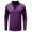 Purple, variant on Nfhtoj Men's Long Sleeve Polo Shirts Casual Button Classic Work Shirt Cotton Collared Basic Golf Shirt with Pocket