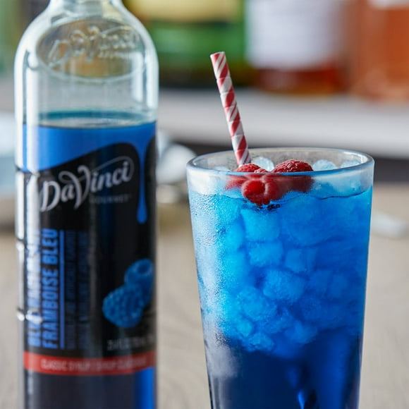 DaVinci Gourmet 750 mL Classic Blue Raspberry Flavoring Syrup