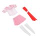 thumbnail image 2 of Figura Femenina A Escala 1/12, Ropa De Mu?eca, Marinero Para Figuras De Acción De 6 Pulgadas, Ropa Rosa Sunnimix muñeca con capucha, 2 of 8