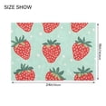 thumbnail image 4 of Yayeee Bath Rug for Bathroom Floor Non Slip Rectangle Fluffy Soft Absorbent Mat, 16"x24", Red Strawberry, 4 of 7