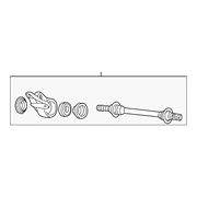 Genuine OE Mazda Intermediate Shaft - GA15-25-700C