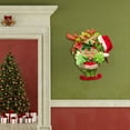 thumbnail image 4 of Decoración navideña Likrtyny Pierna de Grinch corona colgante, 4 of 7