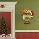 thumbnail image 5 of Corona Navideña Del Grinch Puerta creativa decoración navideña Grinch pierna corona puerta colgante piernas de elfo regalo divertido, 5 of 7