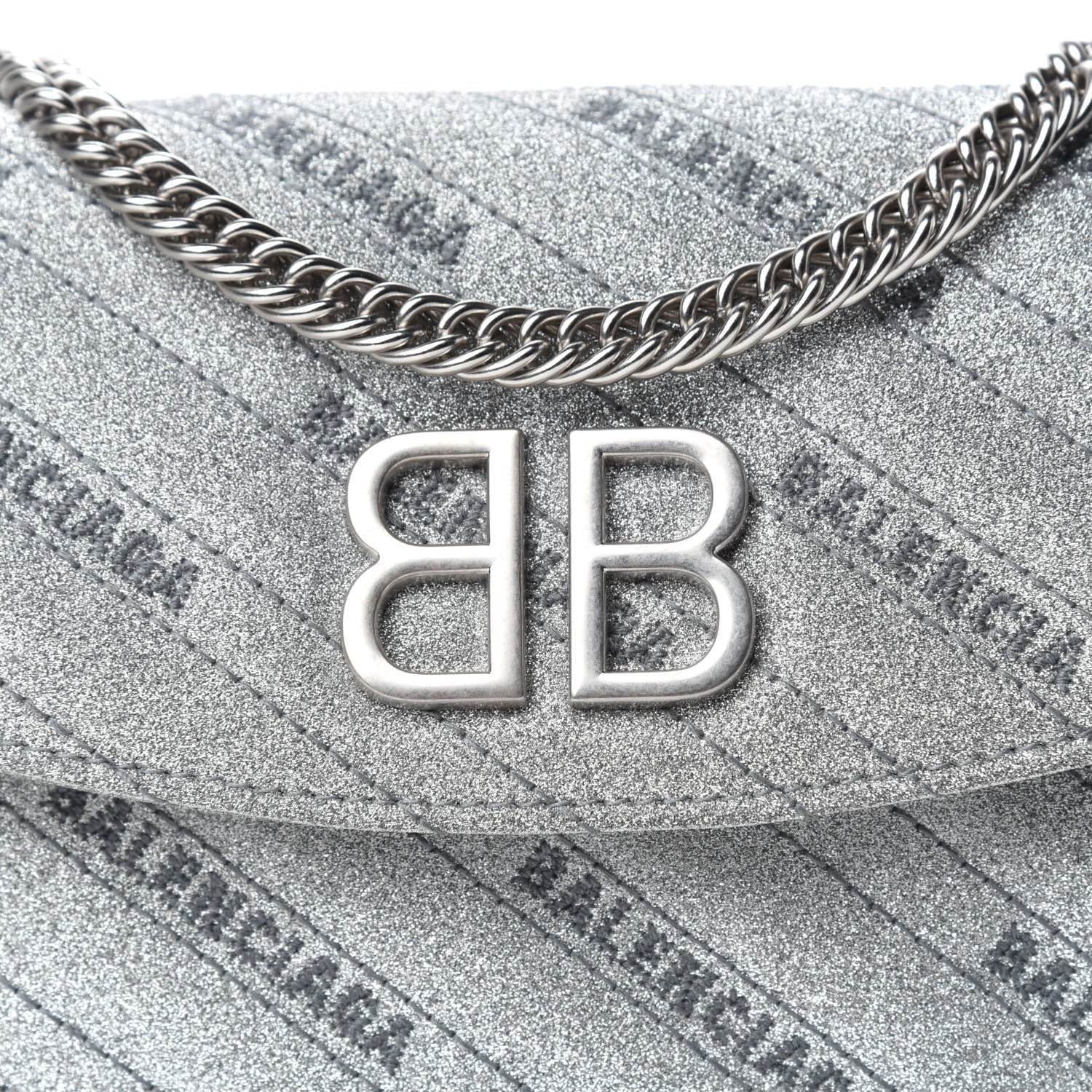 Balenciaga Calfskin BB Chain Wallet (SHF-20008) – LuxeDH