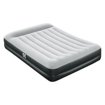 Tritech 16” Inflatable Air Mattress Bed with Built-in Pump, Storage Bag, and Repair Patch for Indoor and Outdoor Use, Queen