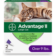 Angle View: Advantage II Flea Prevention and Treatment for Cats