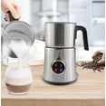 thumbnail image 2 of Graflsoa 900ML Electric Milk Frother MF06 with LCD Display, Stainless Steel Jug & Plastic Casing for Cappuccino, Latte, Hot Chocolate & Iced Coffee, Dishwasher Safe, 4-in-1 Functionality, Magnetic, 2 of 6