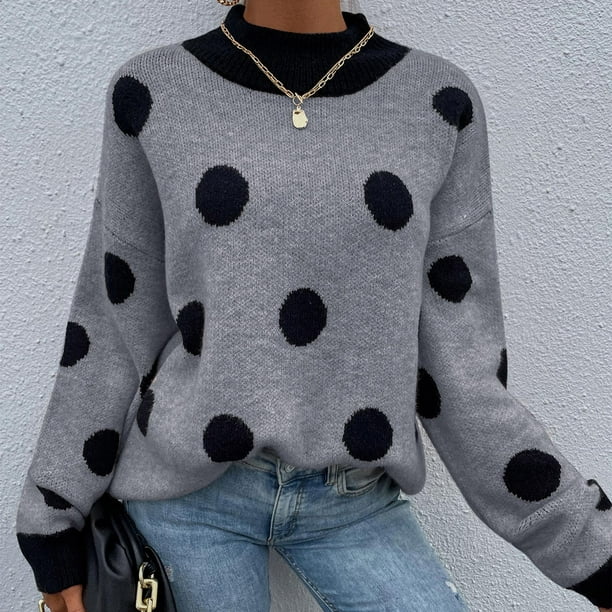 Polka dot hotsell jumper womens