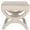 Beige, variant on Safavieh Mystic Glam Upholstered Square Ottoman w/ Silver Nail Heads