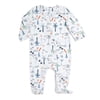 aden + anais, long sleeve zipper one-piece, dinotime 6-9m
