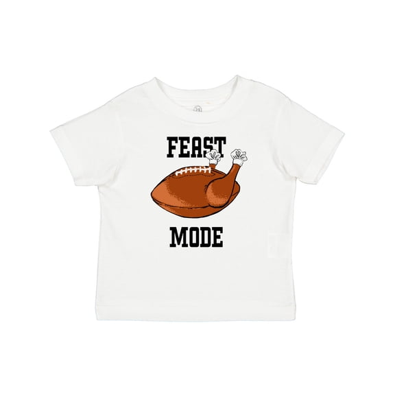 Inktastic Thanksgiving Feast Mode Turkey Football Boys or Girls Baby T-Shirt